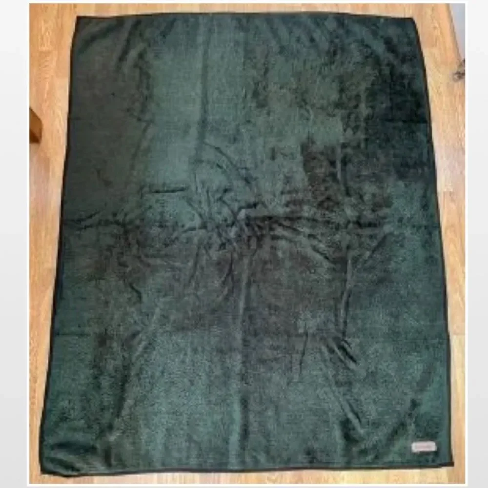 Columbia Fleece Throw Blanket Brown & Green Home